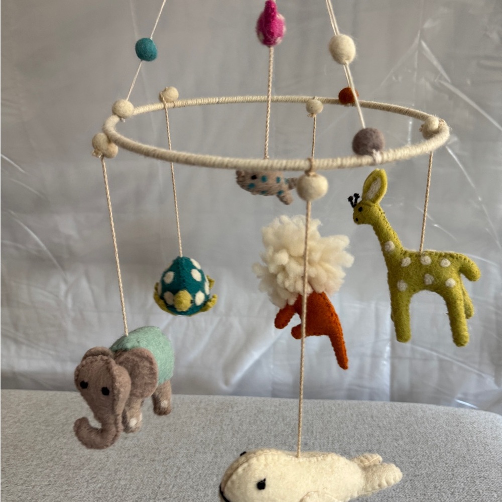 Colorful Animal Baby Mobile